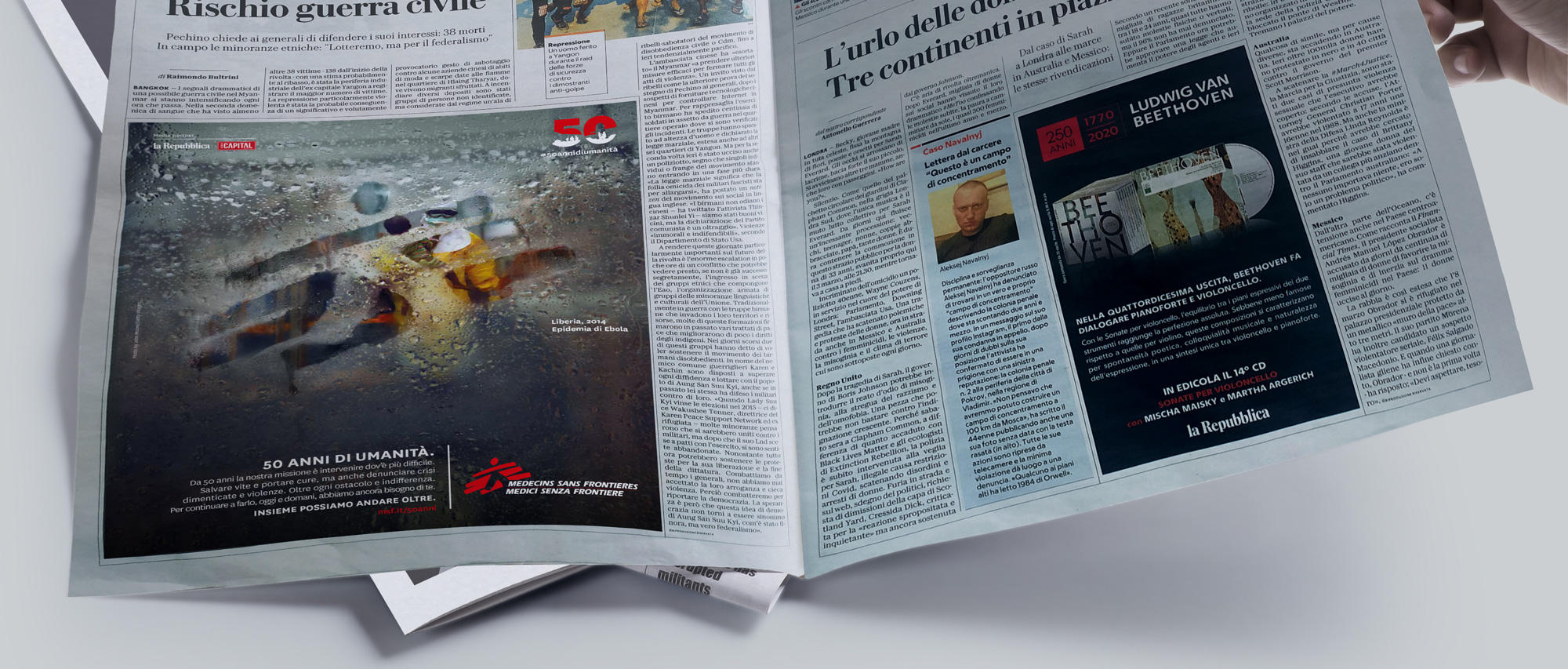 MSF Mockup giornale